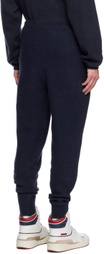 Frenckenberger Navy Hotoveli Lounge Pants