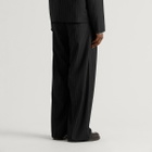 END. x Samsøe Samsøe Men's Saeryx Wide Elasticated Trousers in Black Pinstripe