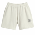 END. Men's Drawstring Sweat Short in Smoke White