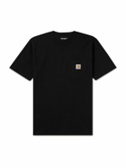 Carhartt WIP - Logo-Appliquéd Cotton-Jersey T-Shirt - Black