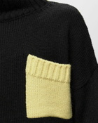Jw Anderson Contrast Patch Pocket Jumper Black - Mens - Pullovers