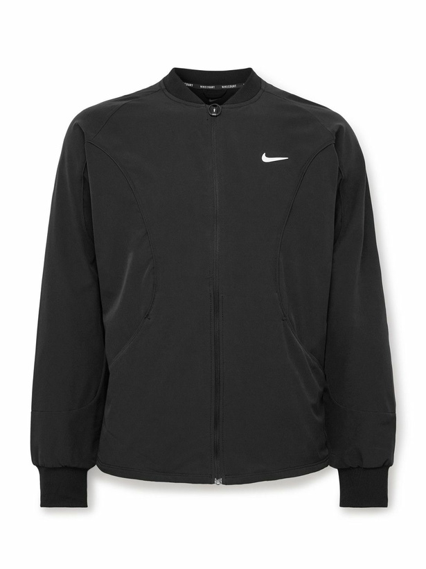Photo: Nike Tennis - NikeCourt Advantage Dri-FIT Tennis Jacket - Black