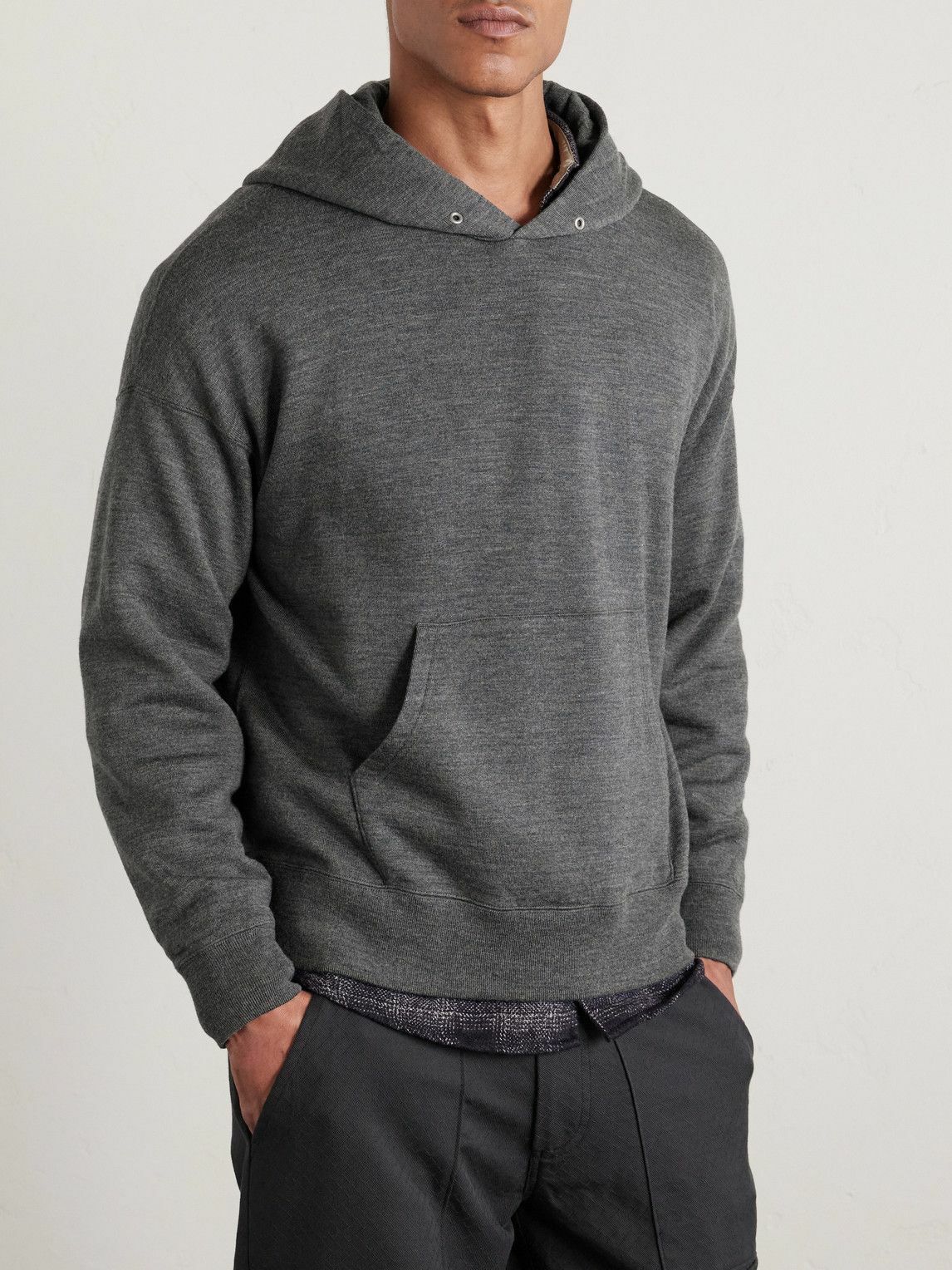 Visvim - Jumbo Wool Hoodie - Gray