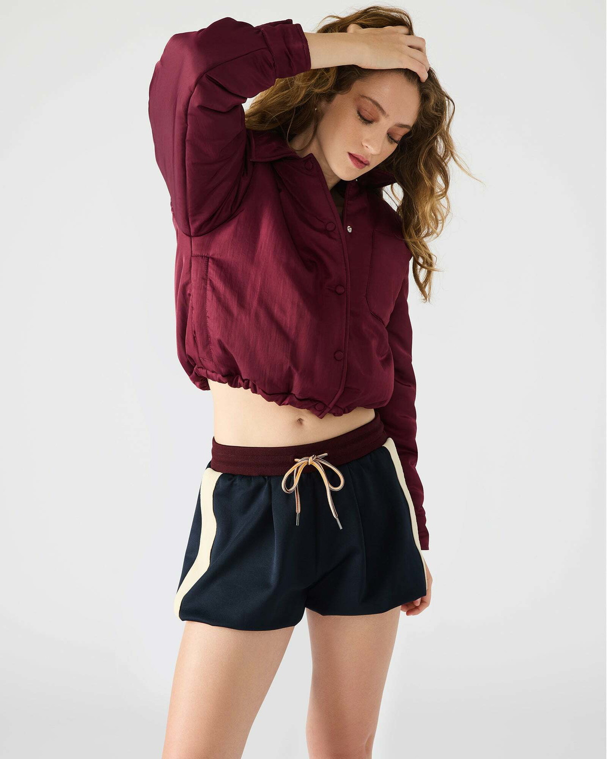 Steve Madden Selma Jacket in Wine
