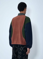 Brain Dead Fleece Pullover With Button Placket