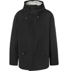 Yves Salomon - Canvas Hooded Down Parka with Detachable Shearling Lining - Men - Black