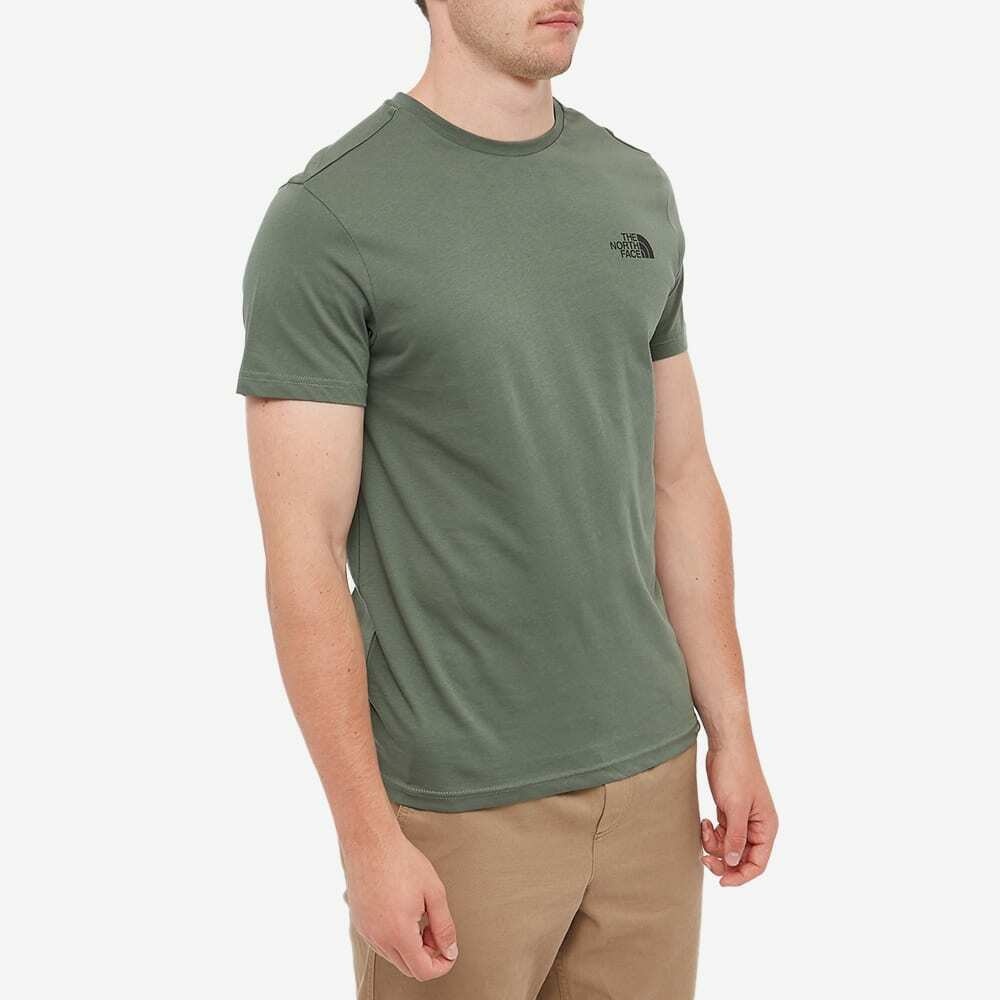 The North Face Men\'s Simple Dome T-Shirt in Thyme/Black The North Face