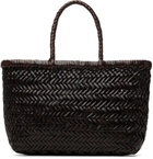 Dragon Diffusion Brown Mini Flat Gora Bag