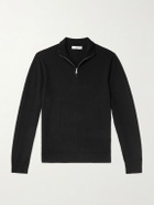 Mr P. - James Cashmere Half-Zip Sweater - Black