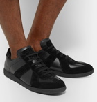 Maison Margiela - Replica Leather and Suede Sneakers - Men - Black