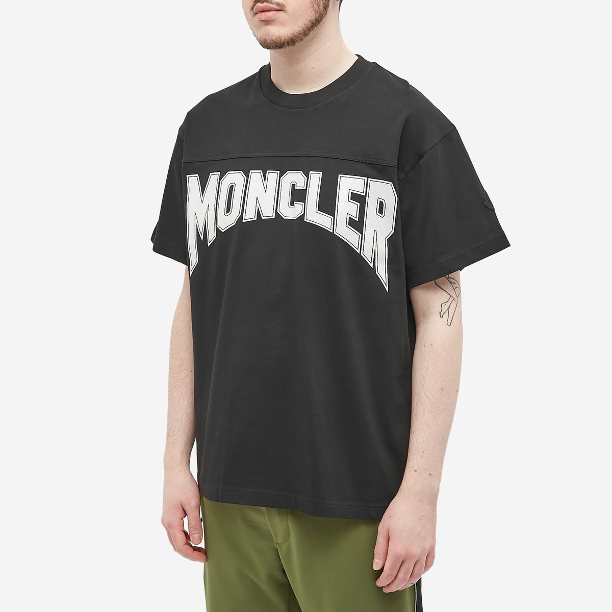 MONCLER Slim-Fit Logo-Flocked Cotton-Jersey T-Shirt for Men