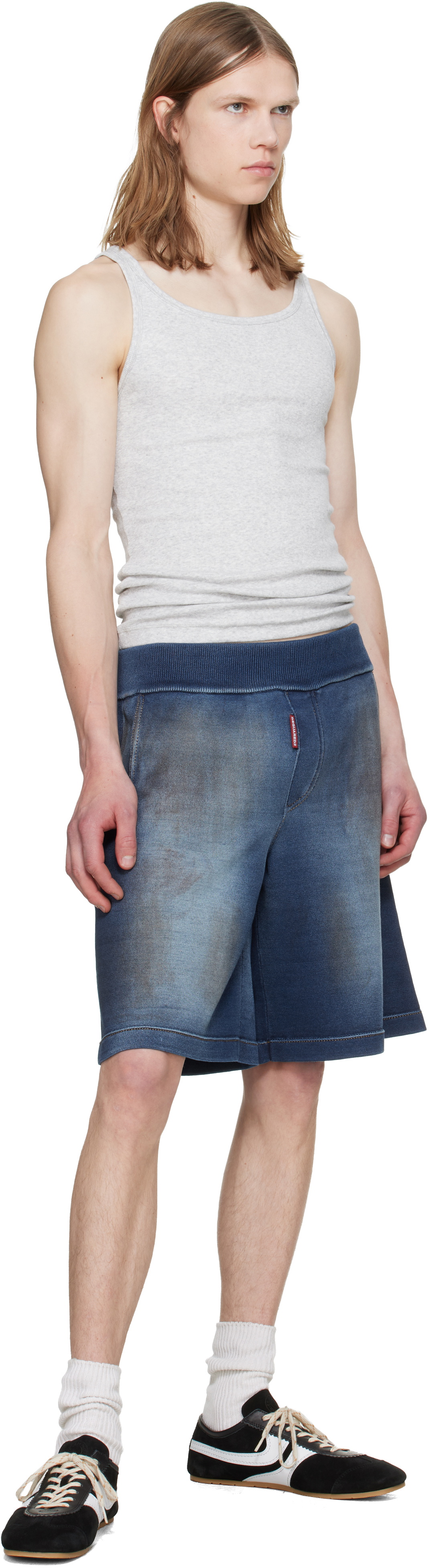 Dsquared2 Indigo Knit Shorts