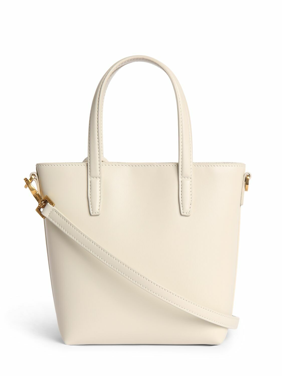 SAINT LAURENT Mini Toy Leather Shopping Bag Saint Laurent
