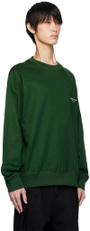 Wooyoungmi Green Square Label Sweatshirt