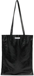 BAMBOU ROGER KWONG Black WR Bonded Herringbone Rectangle Bag