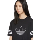 adidas Originals Black Outline Trefoil T-Shirt
