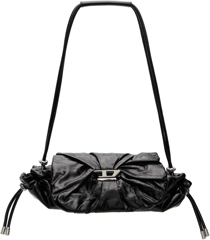 Photo: Diesel Black Scrunch-D Shoulder S Bag