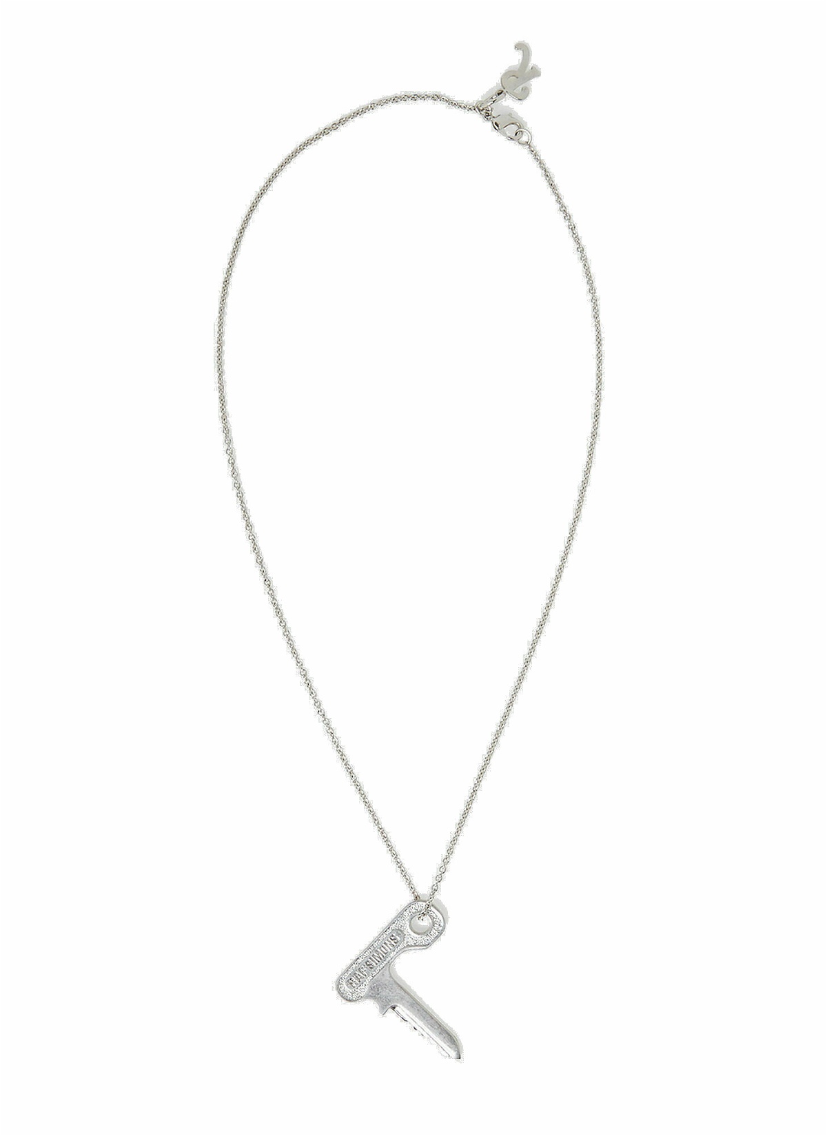 Photo: Raf Simons - Key Pendant Necklace in Silver