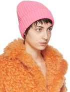 Bottega Veneta Pink Heavyweight Chenille Beanie