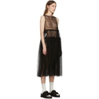 Chika Kisada Black Sleeveless Tulle Dress