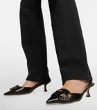 Jimmy Choo - Moni 50 leather slingback pumps