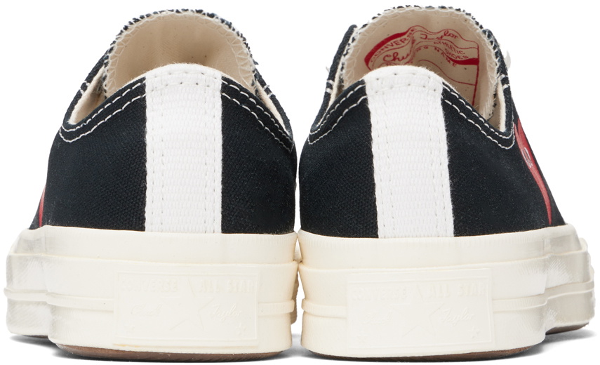COMME des GARÇONS PLAY Black Converse Edition Chuck 70 CDG OX Sneakers