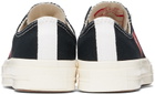 COMME des GARÇONS PLAY Black Converse Edition Chuck 70 CDG OX Sneakers