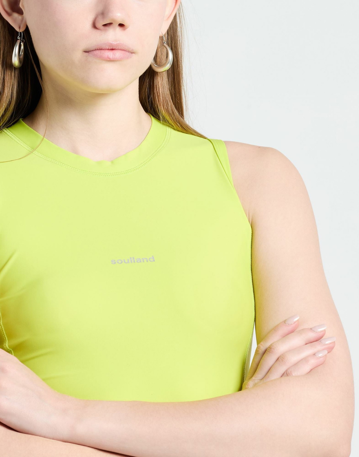 Soulland Womens Top Lime in Green