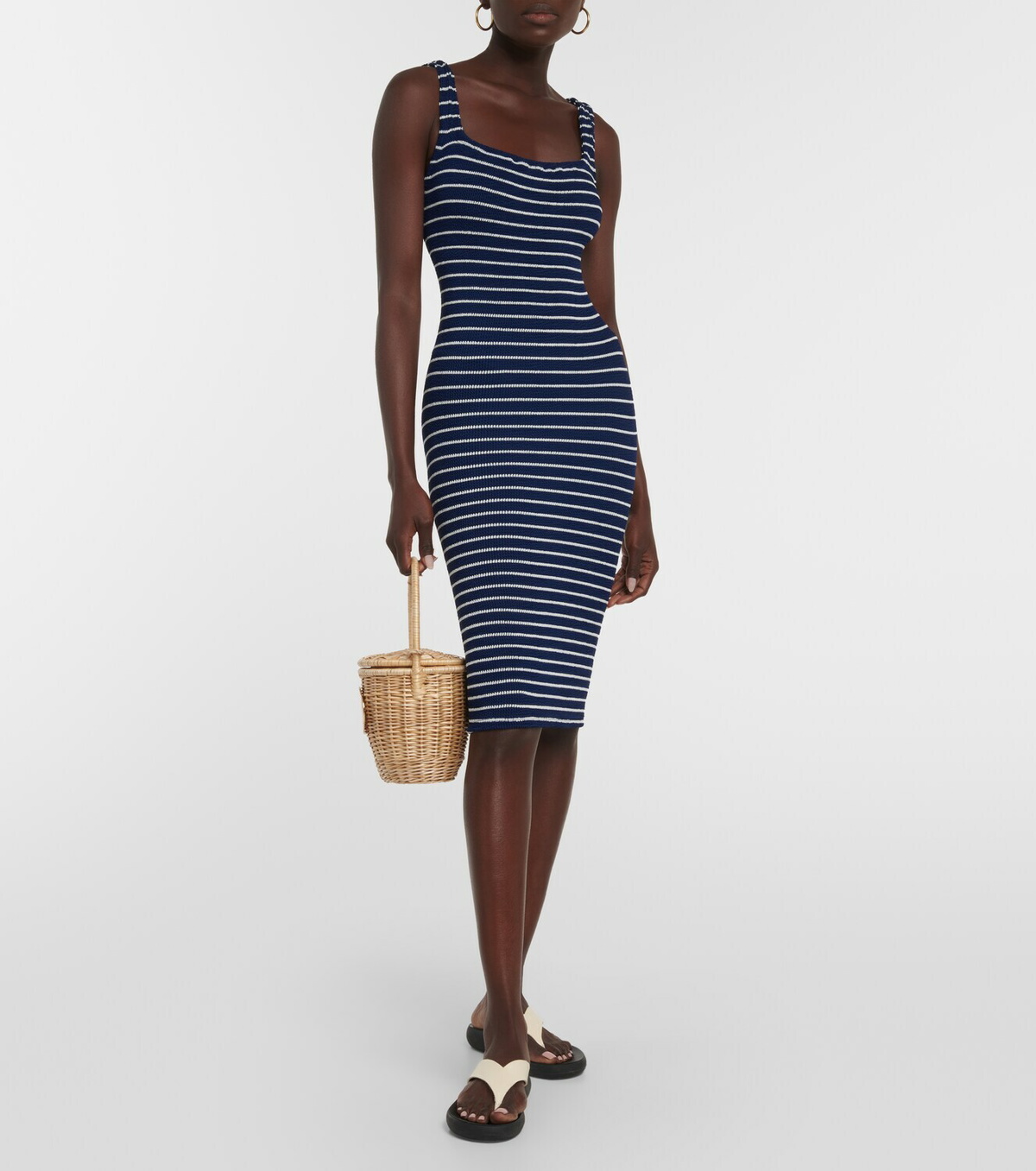 Hunza G Tank bodycon minidress