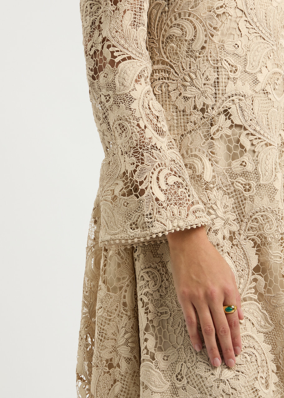 chinese dress ladies Eyelet Lace Tube Dress – Ruby and Jenna main image 0
