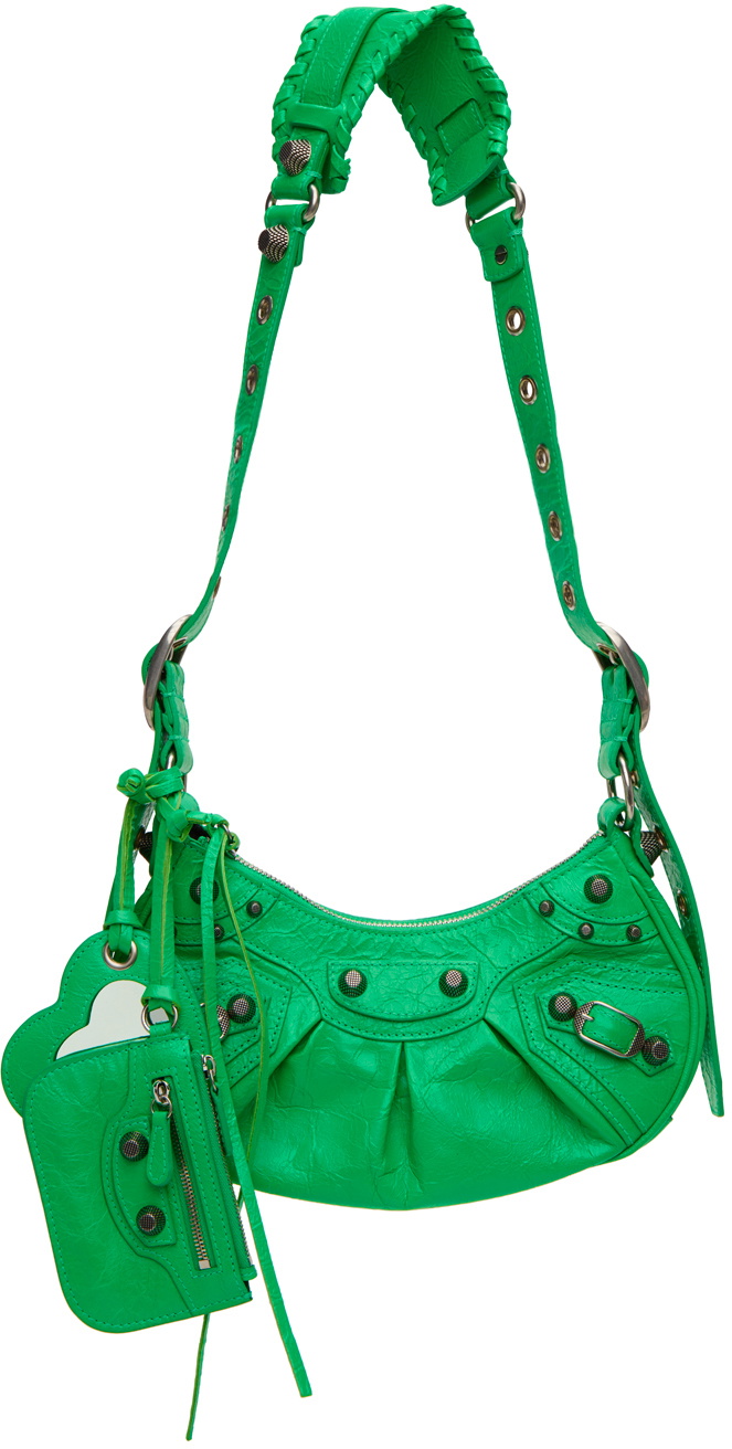 Balenciaga Green XS 'Le Cagole' Shoulder Bag Balenciaga