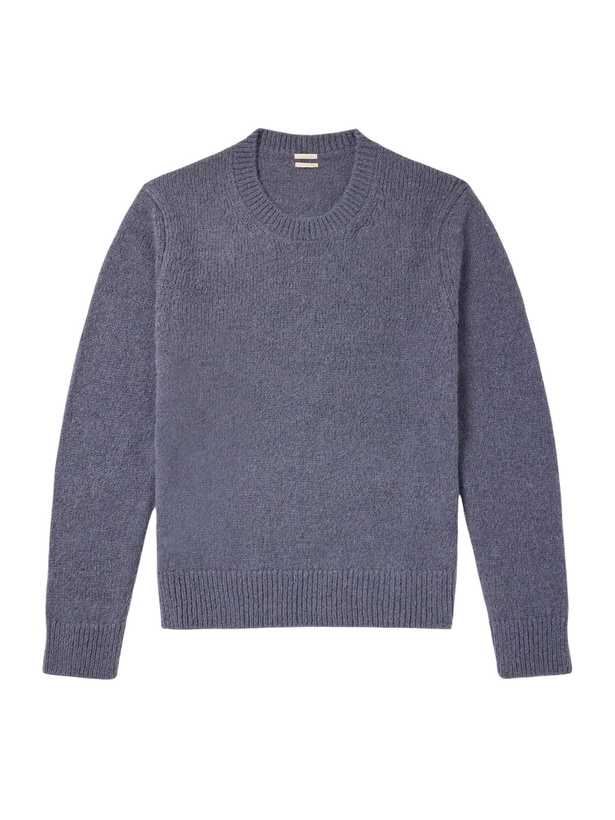 Photo: Massimo Alba - Bruce Alpaca-Blend Sweatshirt - Gray