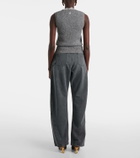 JW Anderson Lace-trimmed cotton-blend sweater vest