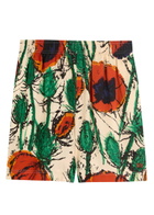 Wales Bonner Ocean Satin-twill Shorts Red