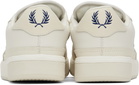 Fred Perry Off-White & Navy B300 Sneakers