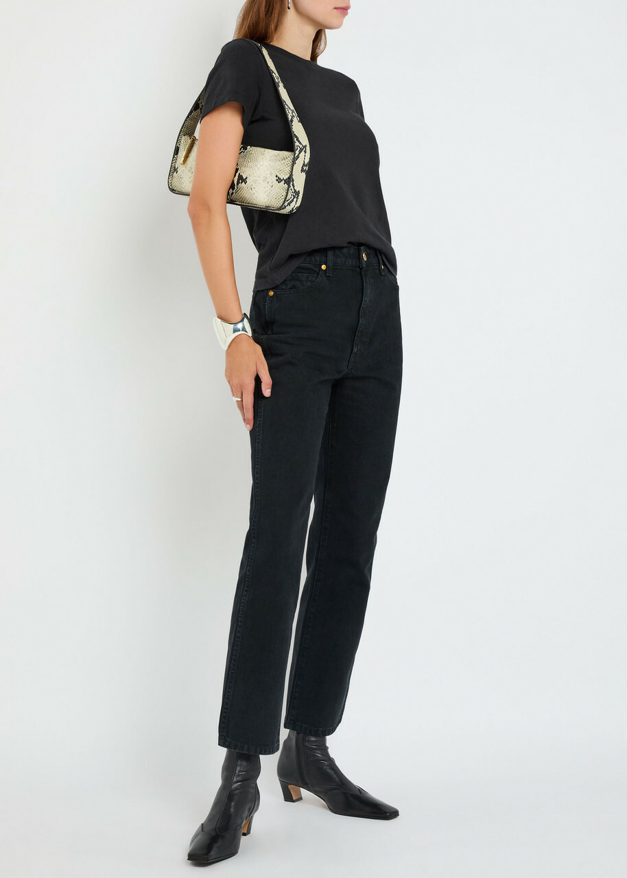 Khaite Samson Cotton T-shirt Black