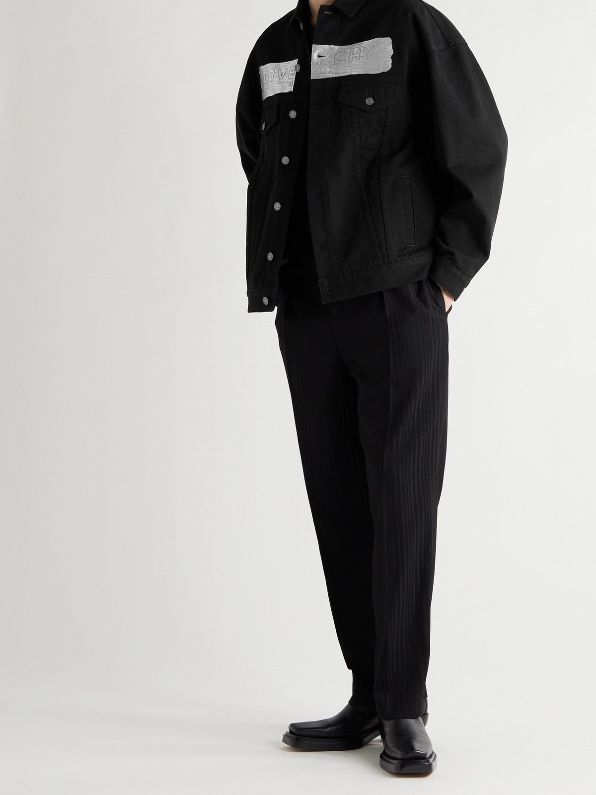 GIVENCHY COTTON JACKET オーバーサイズ 中古・古着通販】GIVENCHY (ジバンシィ) 刺繍ボンバージャケット