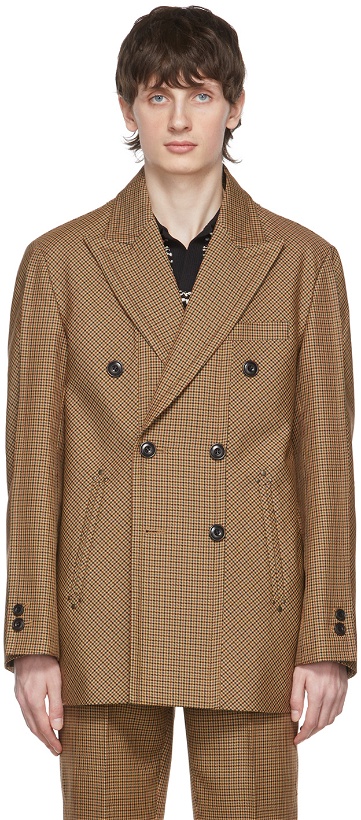 Photo: Andersson Bell Brown Santes Checked Double Breasted Blazer