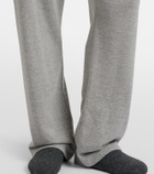 The Row Kohana cotton and cashmere sweatpants