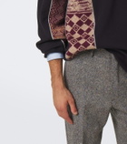 Dries Van Noten Cotton and wool half-zip sweater