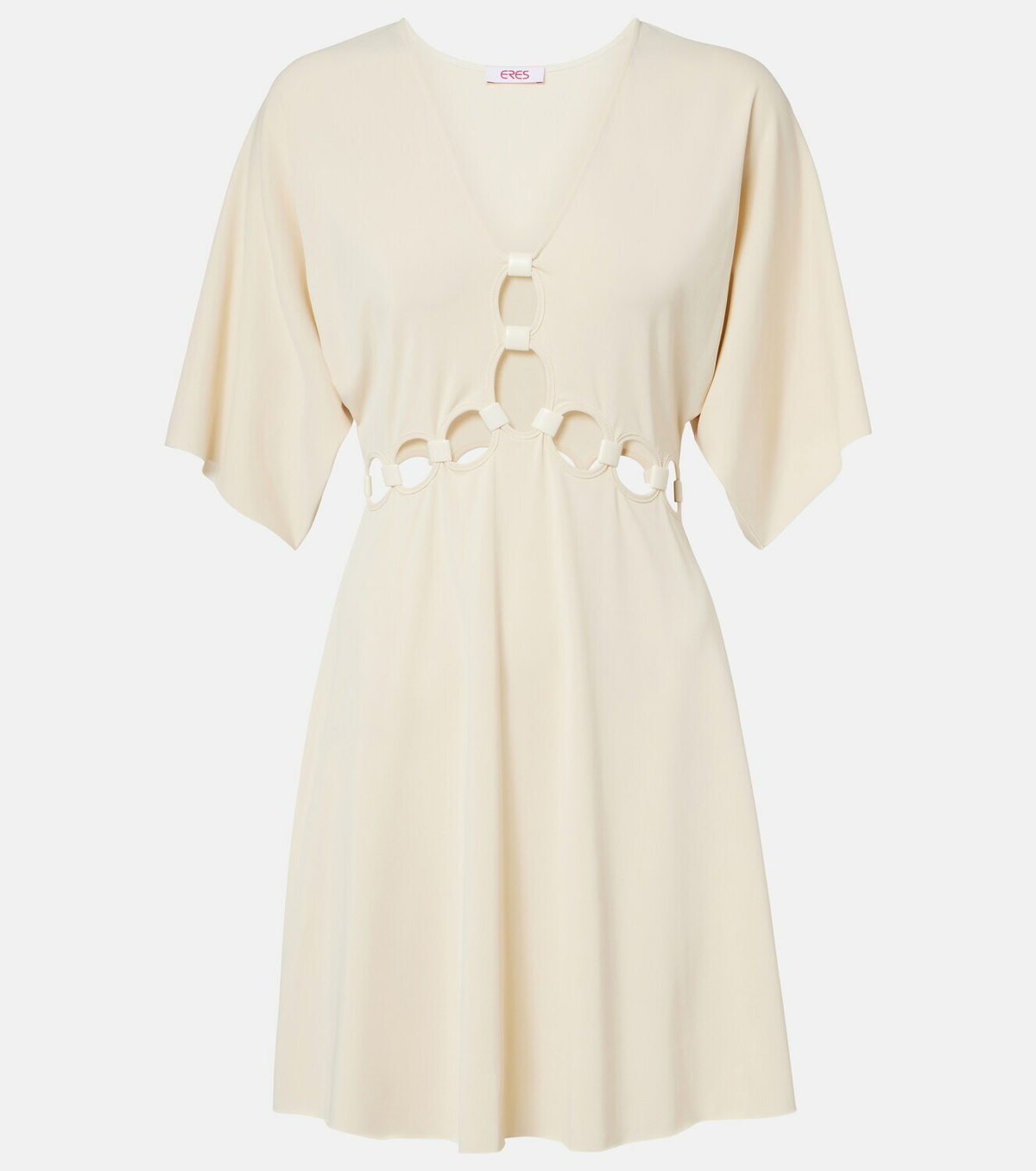 Eres Connection cutout jersey minidress