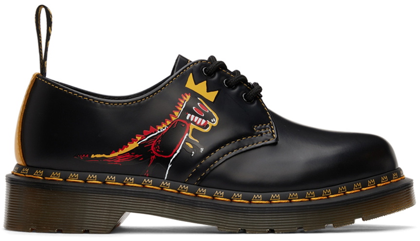 Dr. Martens Black Jean-Michel Basquiat Edition 1461 Derbys Dr. Martens