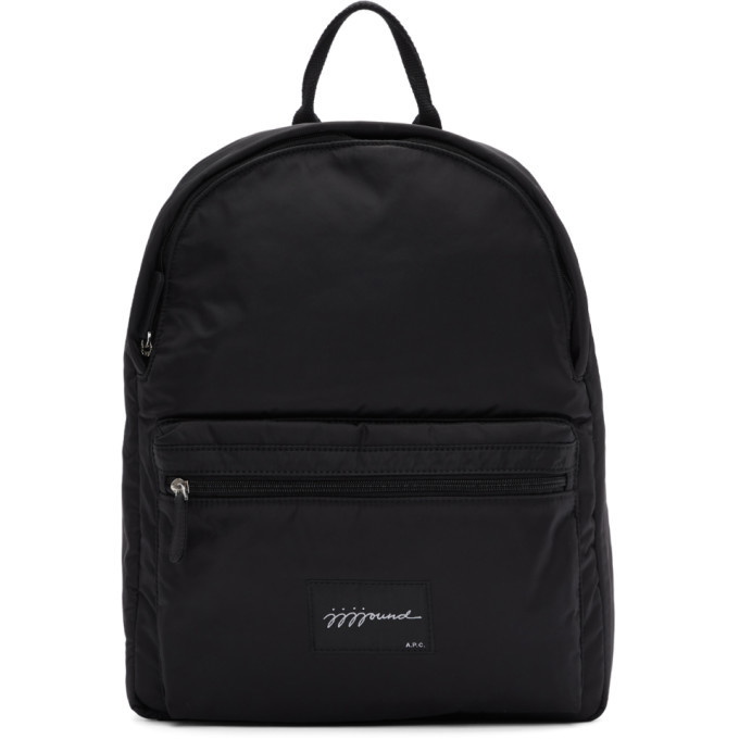 Photo: A.P.C. Black JJJJound Edition Backpack