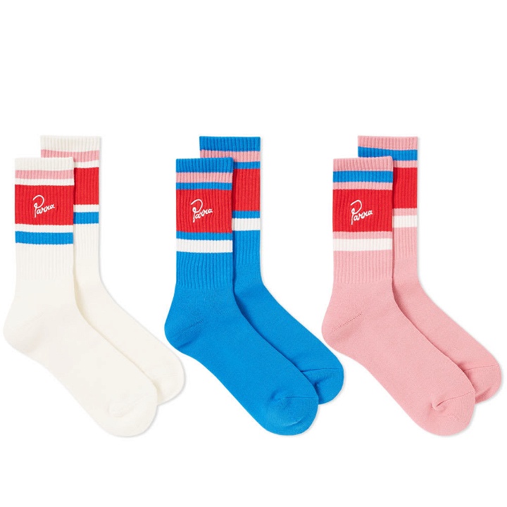 Photo: By Parra Crew Sock - 3 Pack Multi