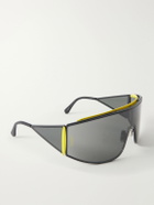 LOEWE - Speed Shield Aviator-Style Metal Sunglasses - Black