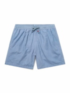 Altea - Straight-Leg Mid-Length Swim Shorts - Blue