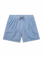 Altea - Straight-Leg Mid-Length Swim Shorts - Blue