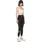 adidas Originals White All Me 3-Stripes Sports Bra