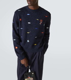 Loewe x Suna Fujita Deep Sea wool sweater