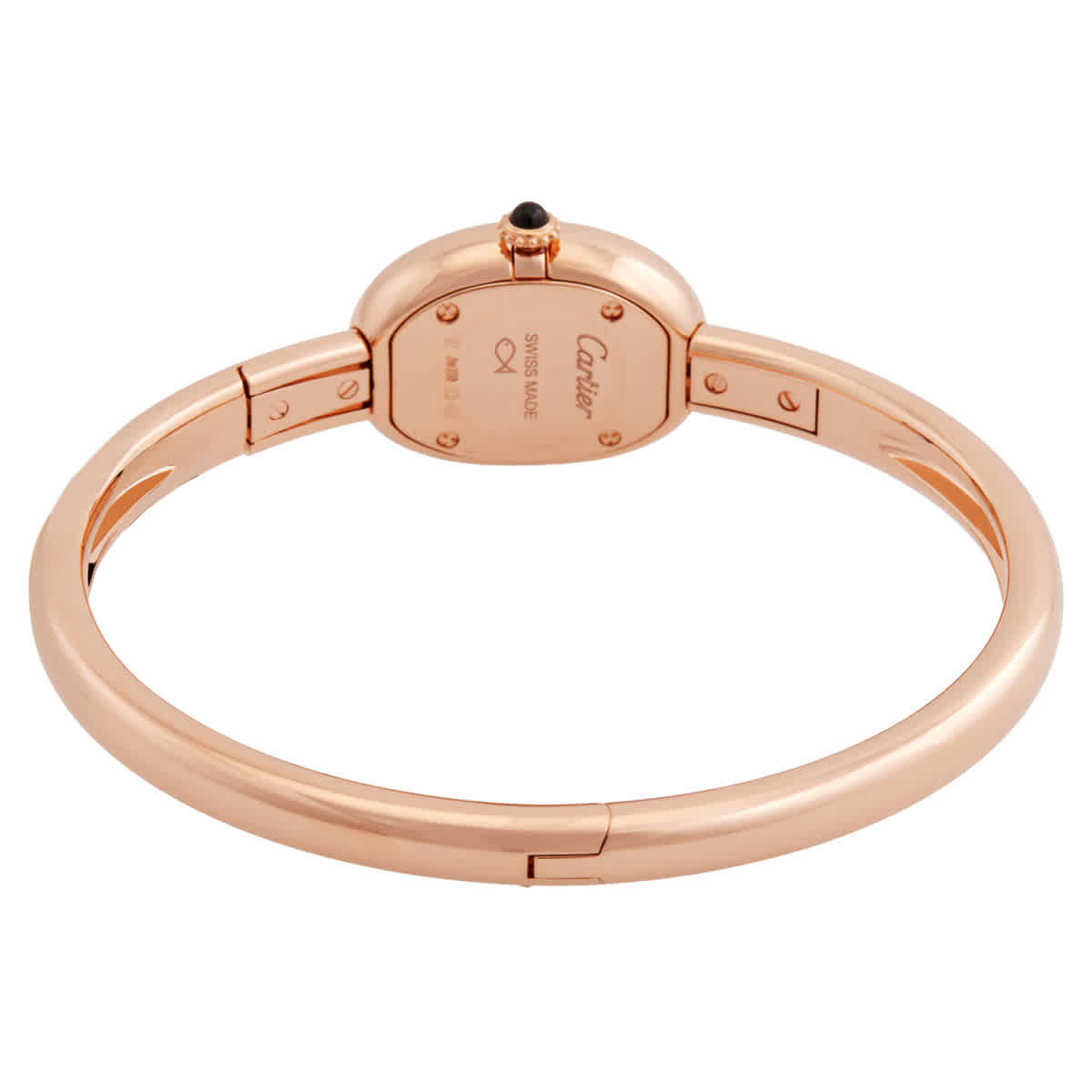 Cartier Baignoire Mini Model (Size 17) Silver Dial Ladies Watch WGBA0051